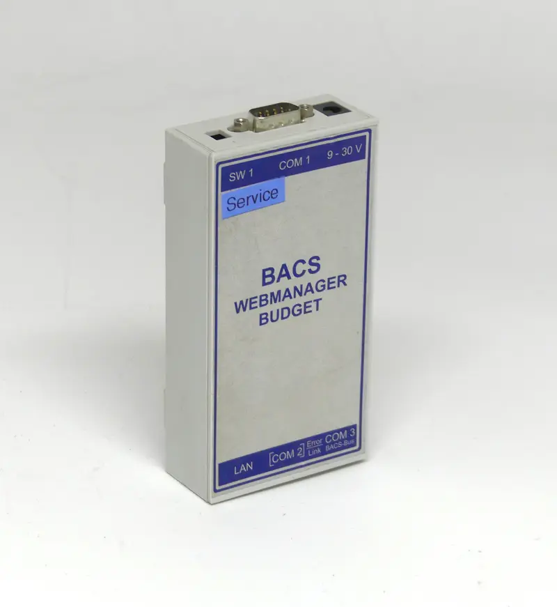 BACS WEBMANAGER BUDGET BACSKIT_B