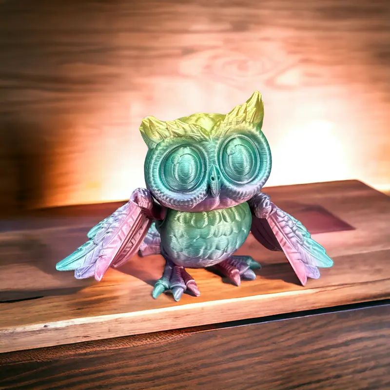 Flexible Eule - Flexi-Figur aus dem 3D-Drucker