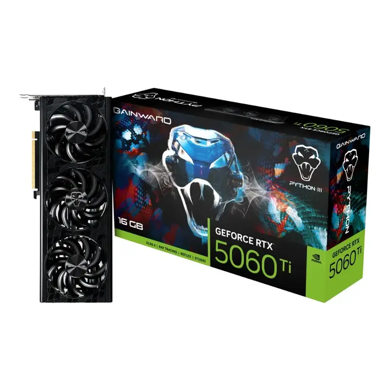 Gainward GeForce RTX 5060 Ti Python III - PCI - Express - Grafikkarte