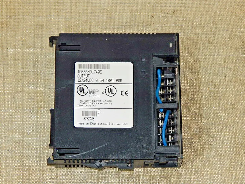 GE FANUC IC693MDL740E Output Module used