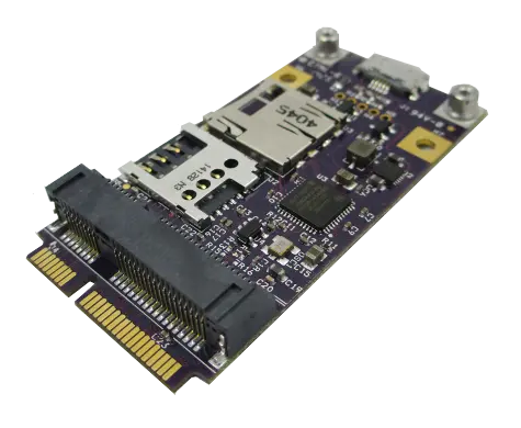 GW16103 Cellular SIM & MicroSD Mini-PCIe Expansion Card