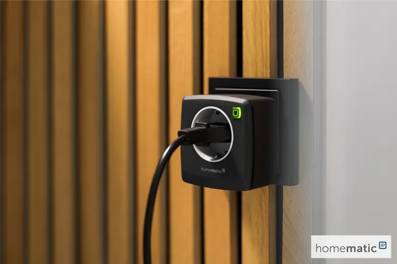 Homematic IP Dimmer-Steckdose – Phasenabschnitt, anthrazit