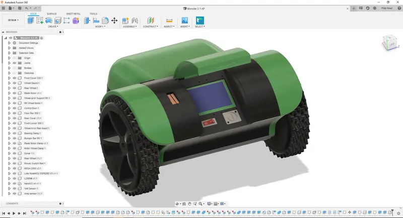 Little Monster Mower CAD Data Pack