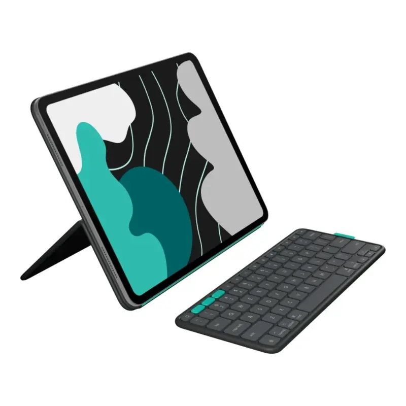 Logitech Flip Folio - Graphite - CH - AZERTY - Tastatur
