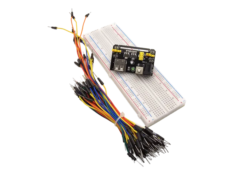 MB102 Breadboard Power Module Kit - Breadboard + Stromversorung + Jumperkabel