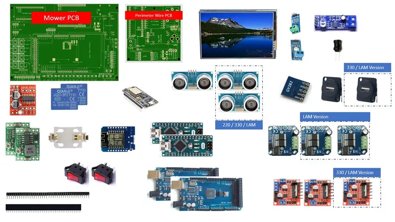 Monster Mower PCB Project Bundle.