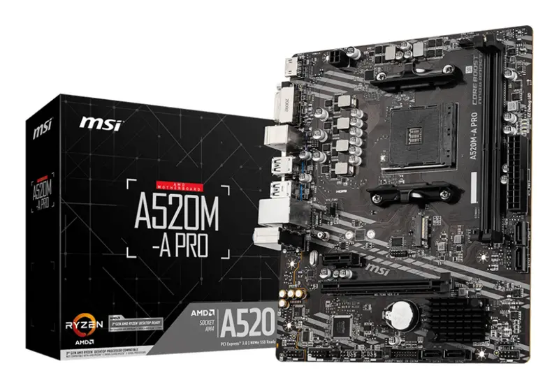 MSI A520M - A PRO - mATX - Mainboard