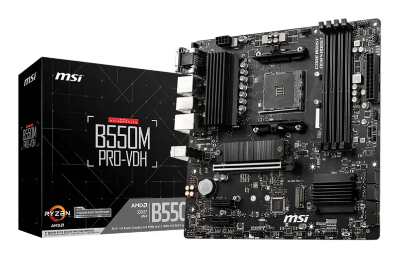 MSI B550M PRO - VDH - mATX - Mainboard