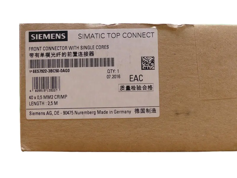Siemens Simatic Frontstecker 6ES7922-3BC50-0AG0