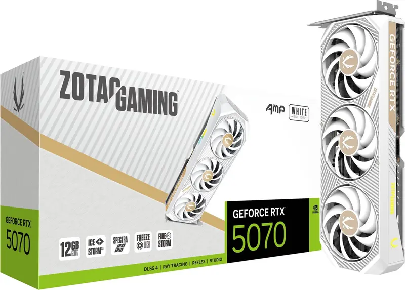 Zotac GeForce RTX 5070 AMP WHITE Edition